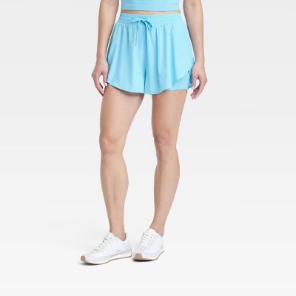 All In Motion Light Blue Flowy Shorts